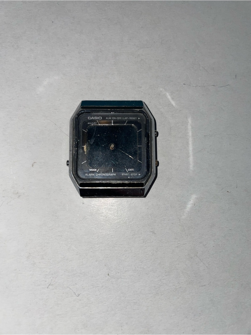 CASIO Ana Digi AQ-11 301 Alarm/Chrono Vintage Men’s Watch For Parts